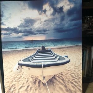 Beach canvas art